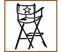 Actor's Chair metal wall art