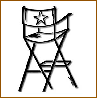 Actor's Chair Metal Wall Art